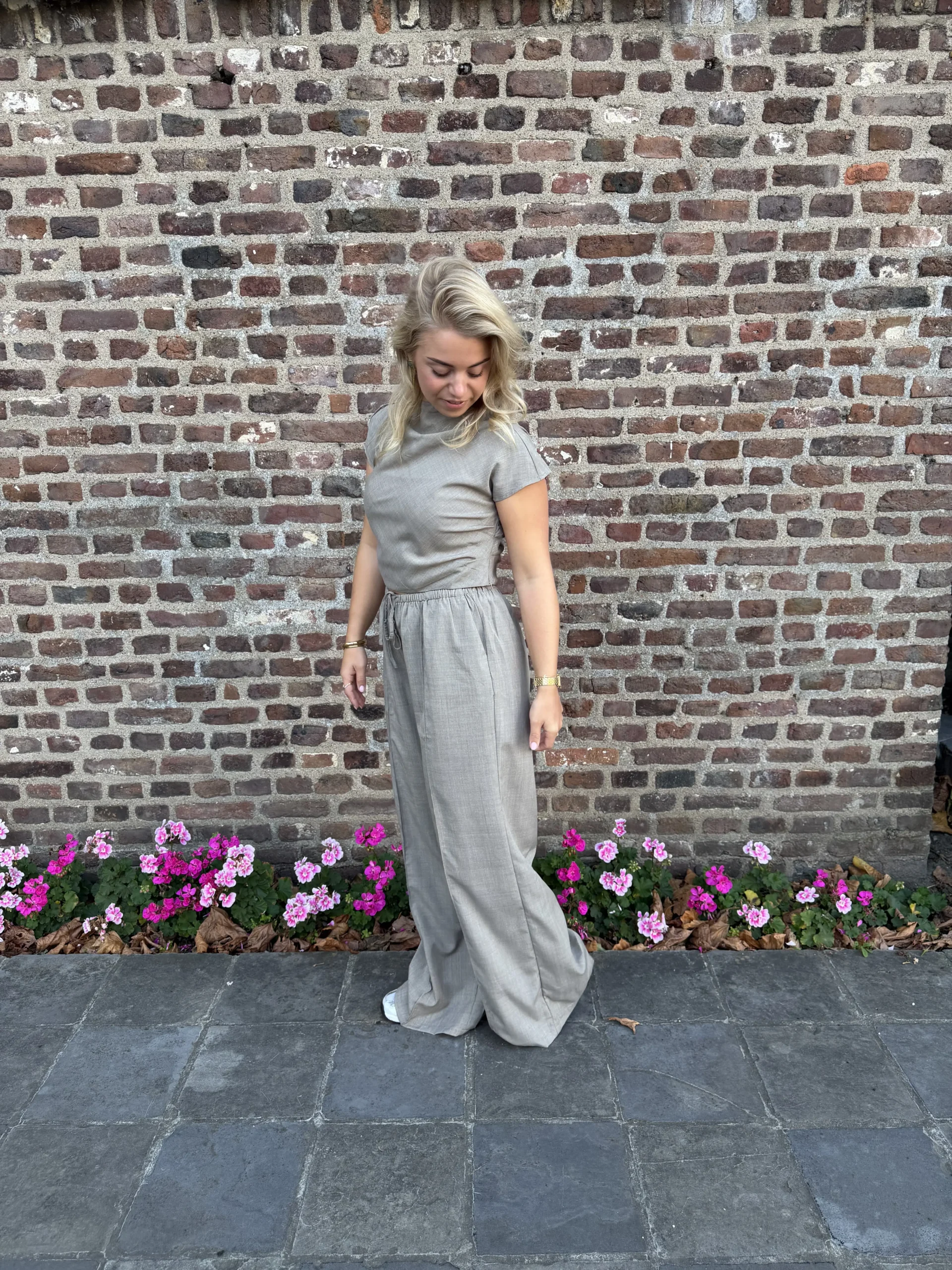 Diede Top - Taupe - Afbeelding 3