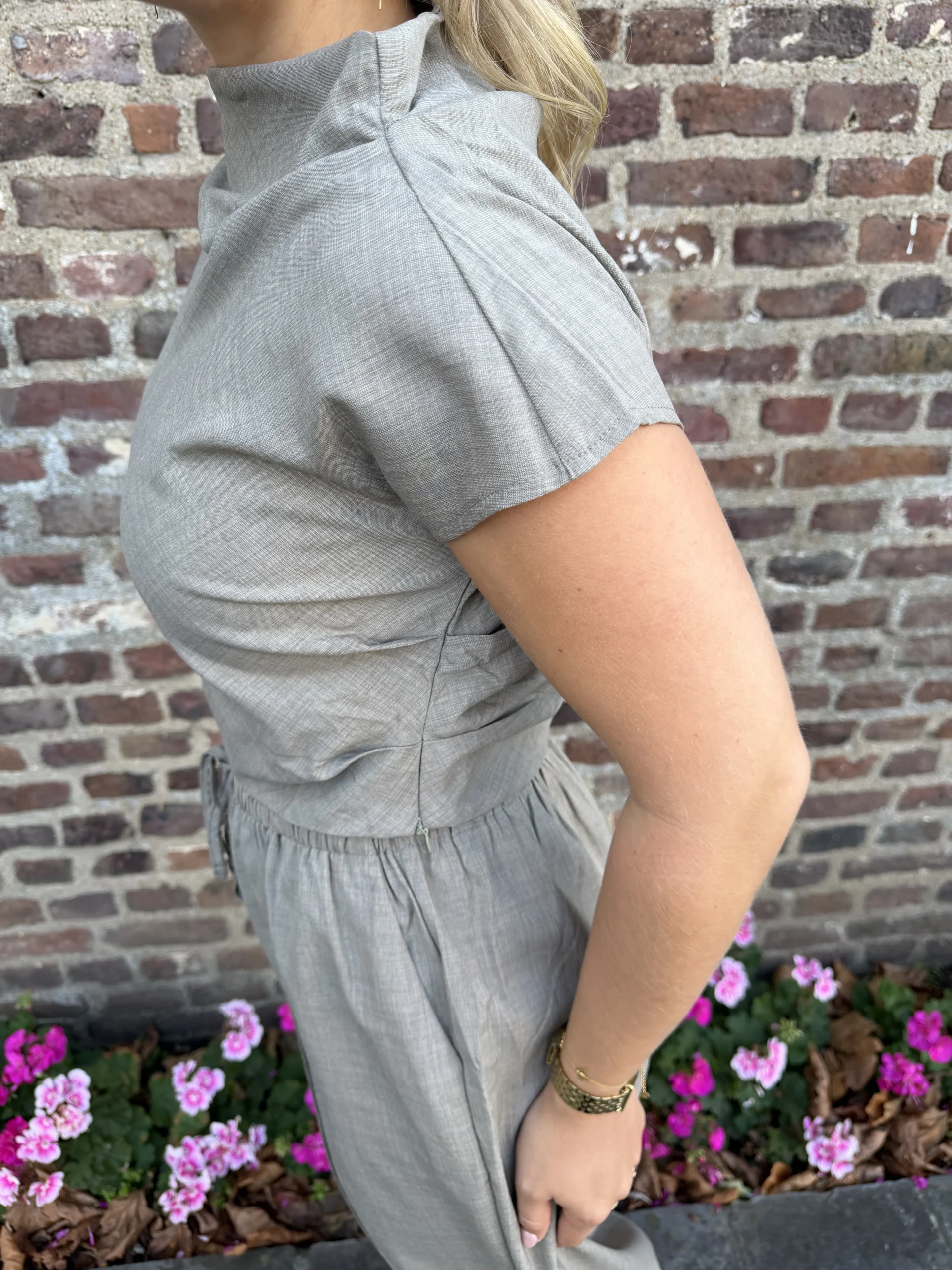 Diede Top - Taupe - Afbeelding 5