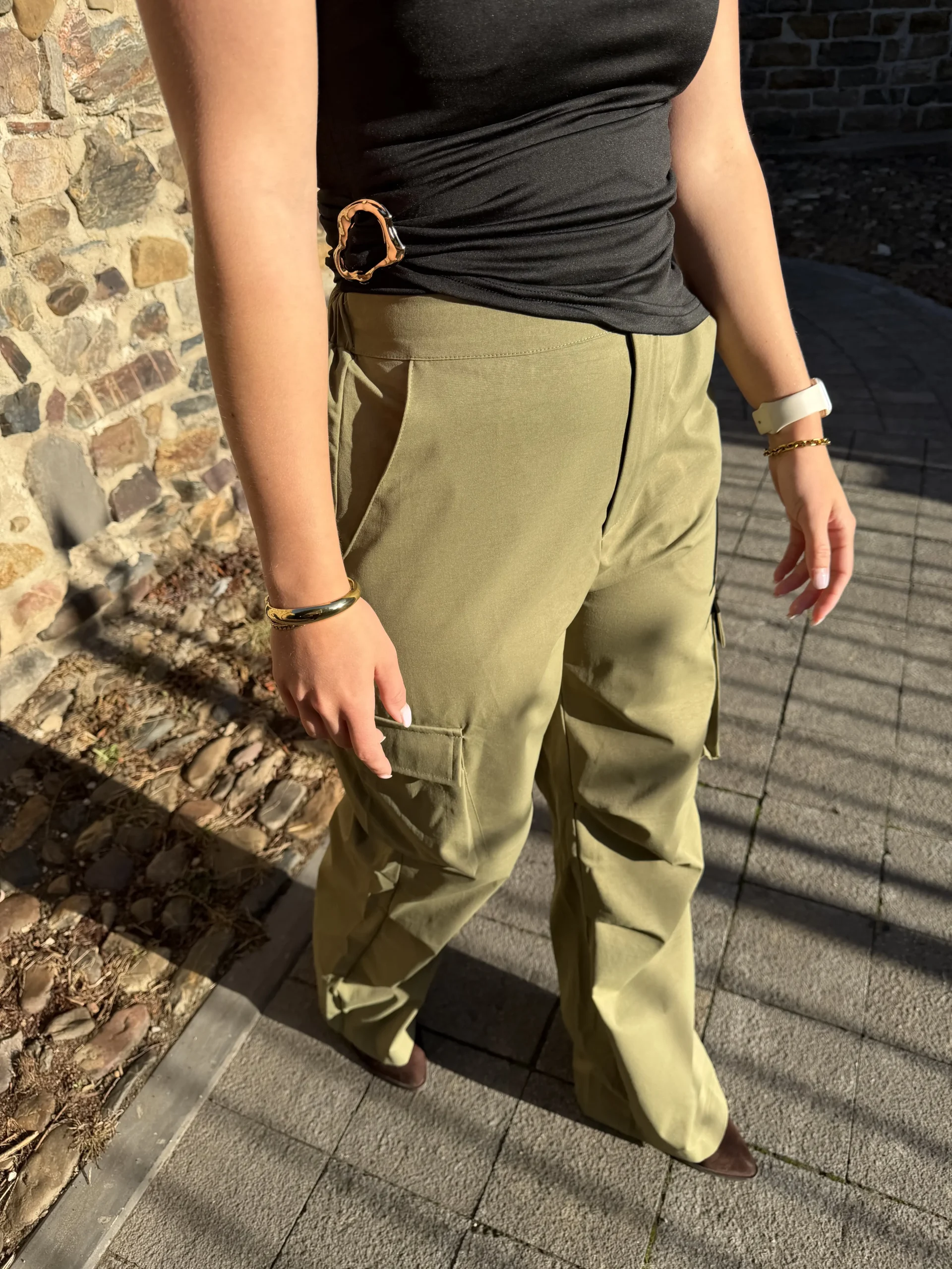 Rosa Cargo Pants - Groen - Afbeelding 2