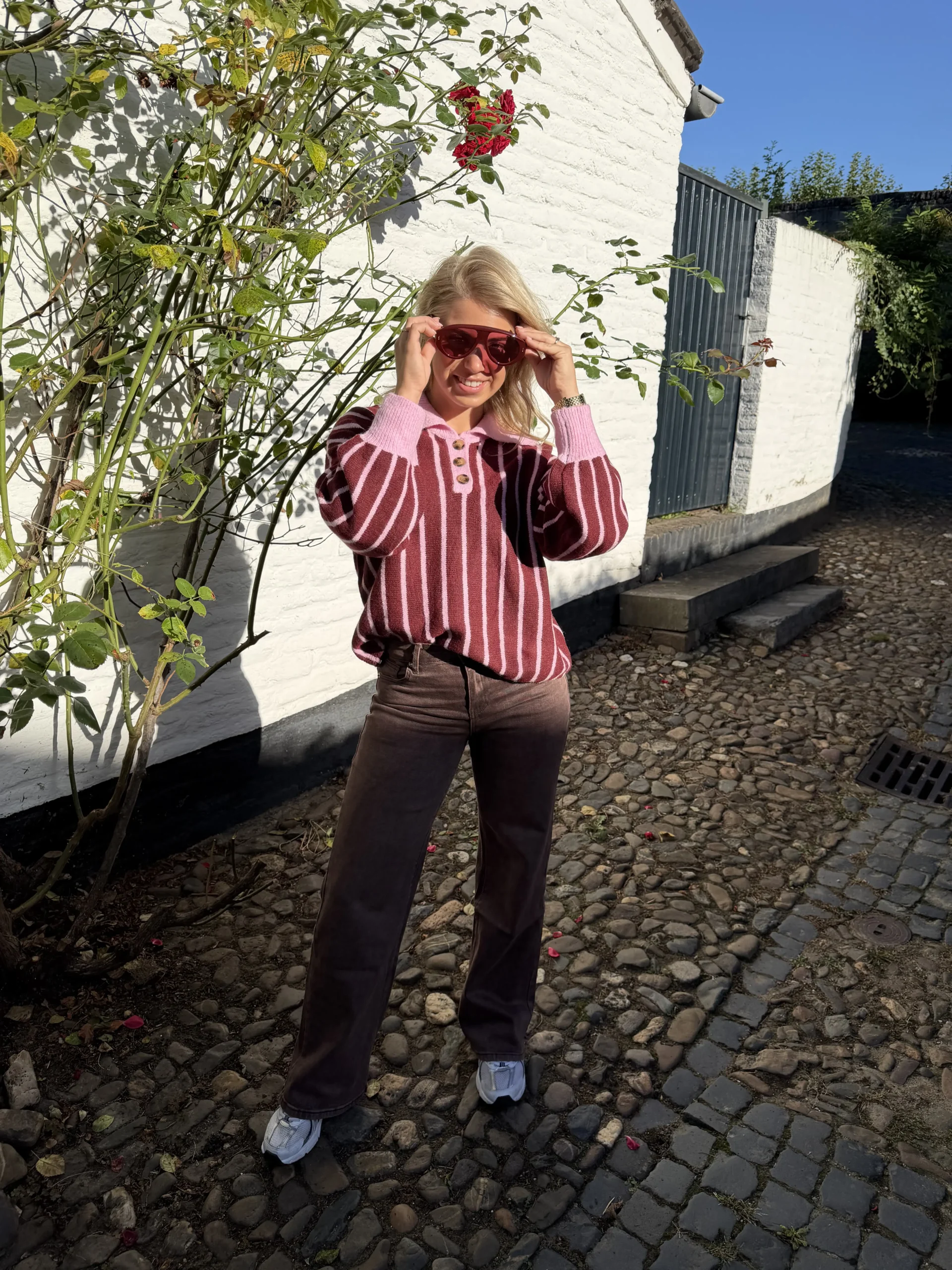 Romy Amour Sweater - Burgundy