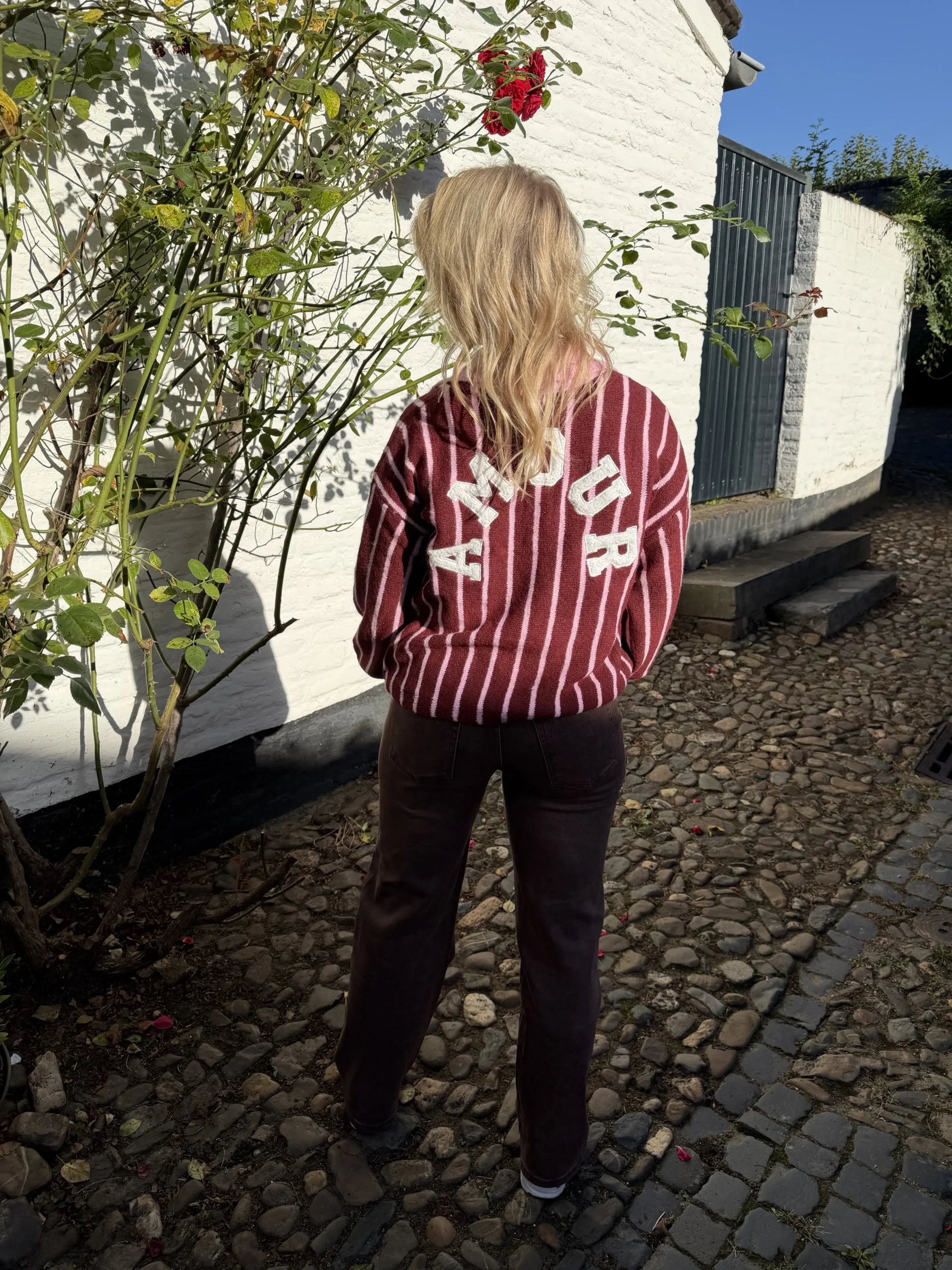 Romy Amour Sweater - Burgundy - Afbeelding 3