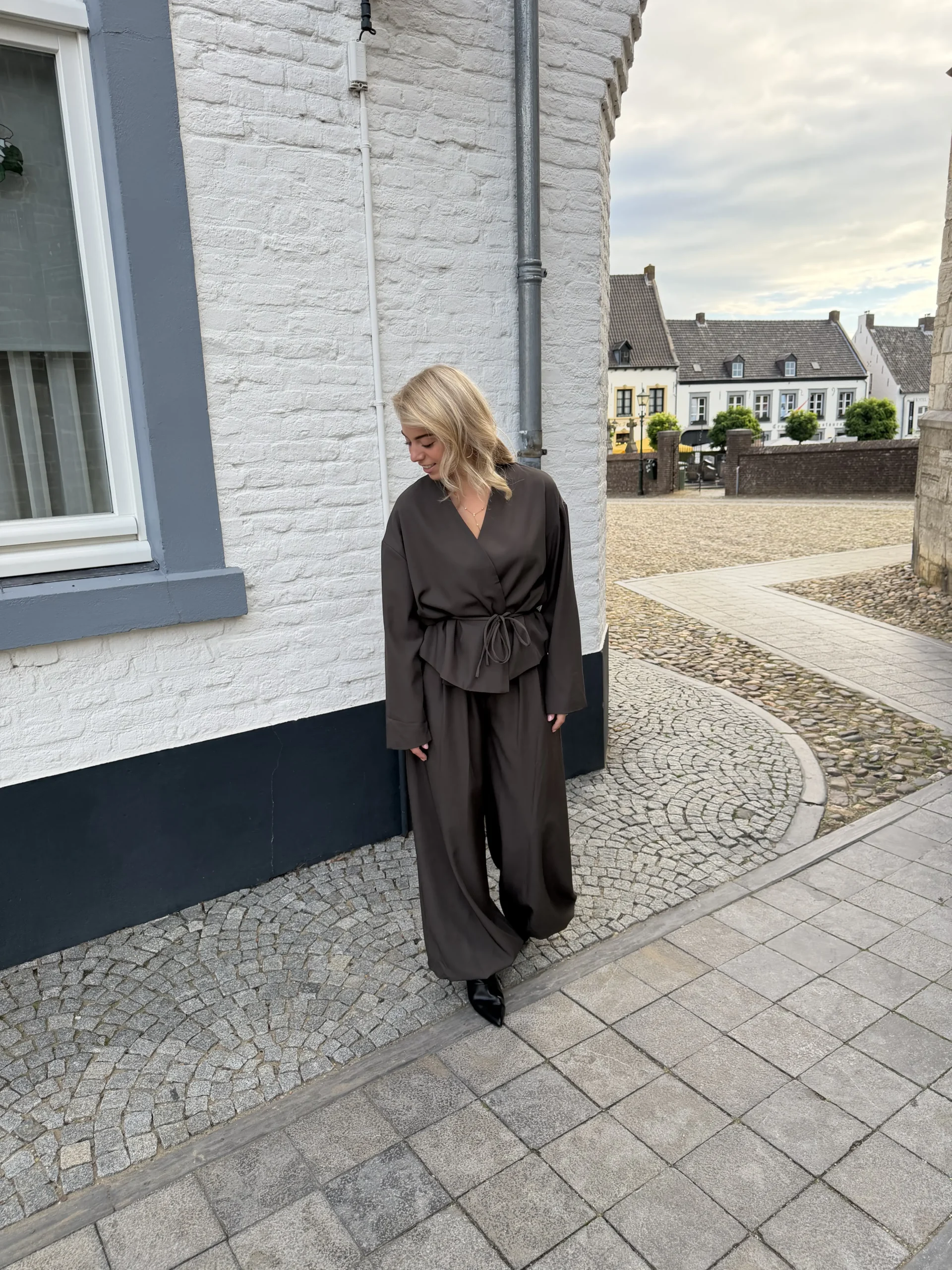 Miley Blazer - Bruin/Grijs - Afbeelding 2