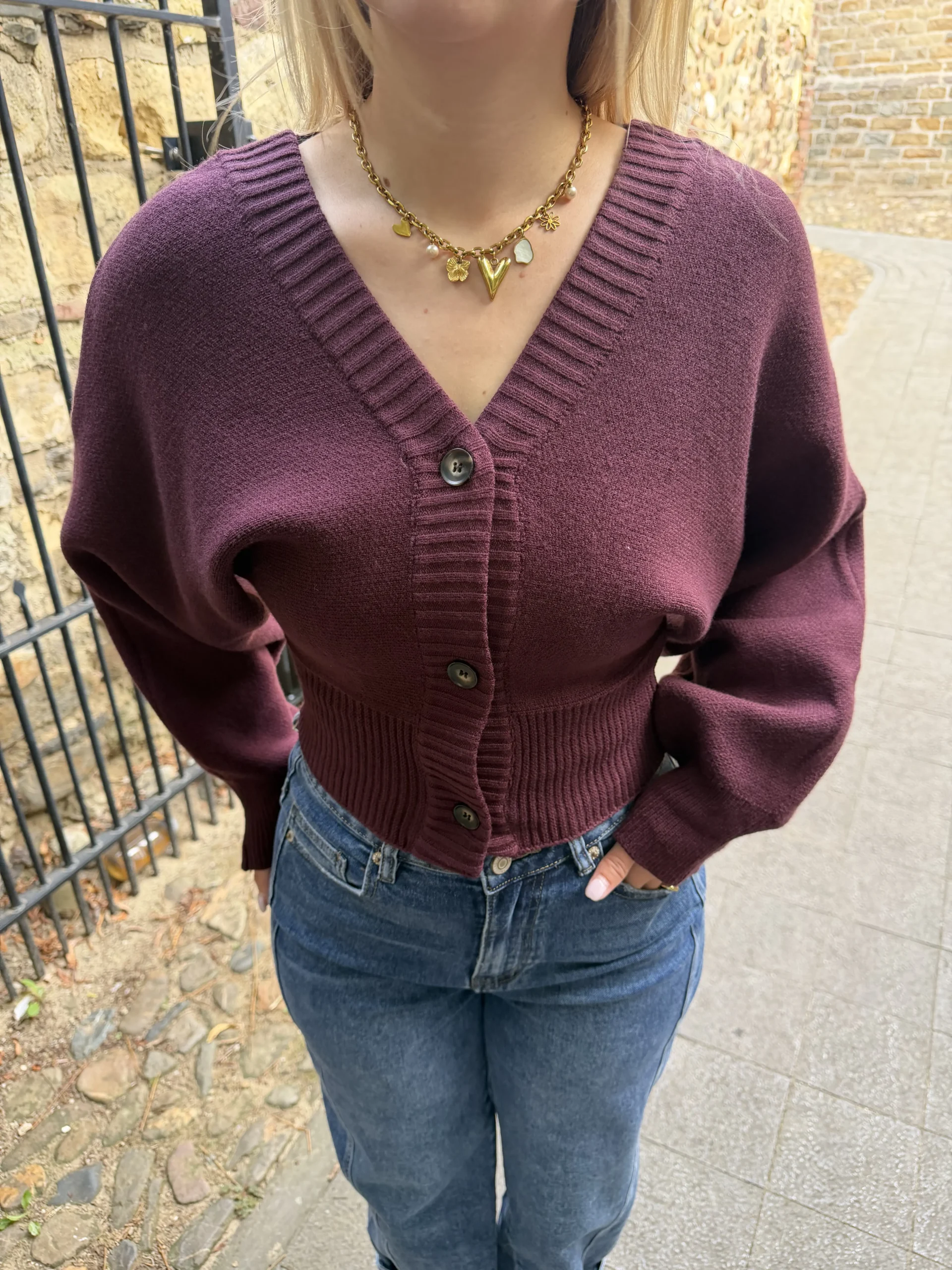 Naya Vest - Bordeaux