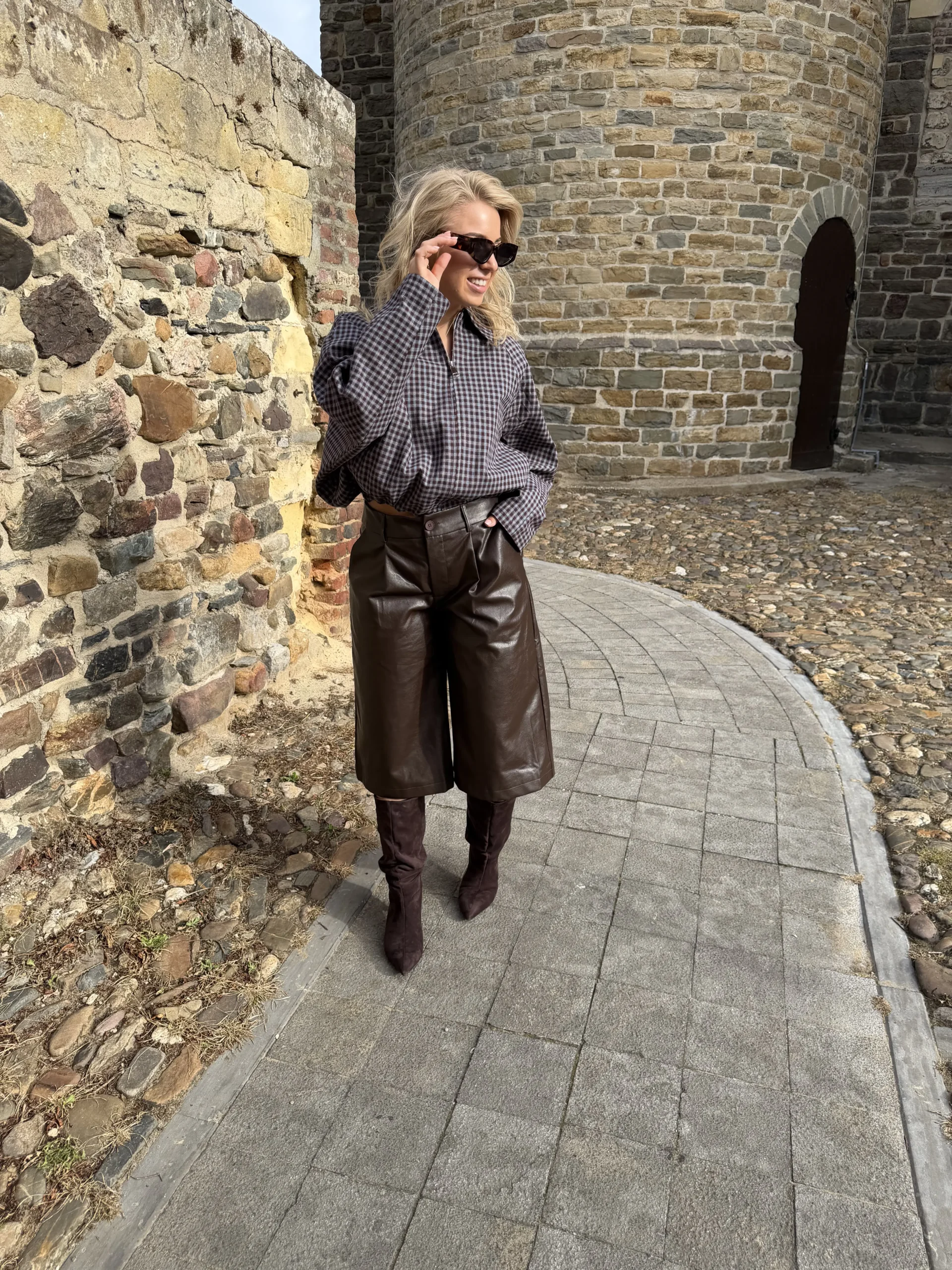 Lois Jacket - Bruin/Blauw - Afbeelding 2