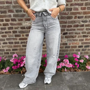 Floor Denim Wide Leg Jeans - Grijs