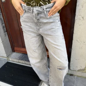 Floor Denim Wide Leg Jeans - Grijs
