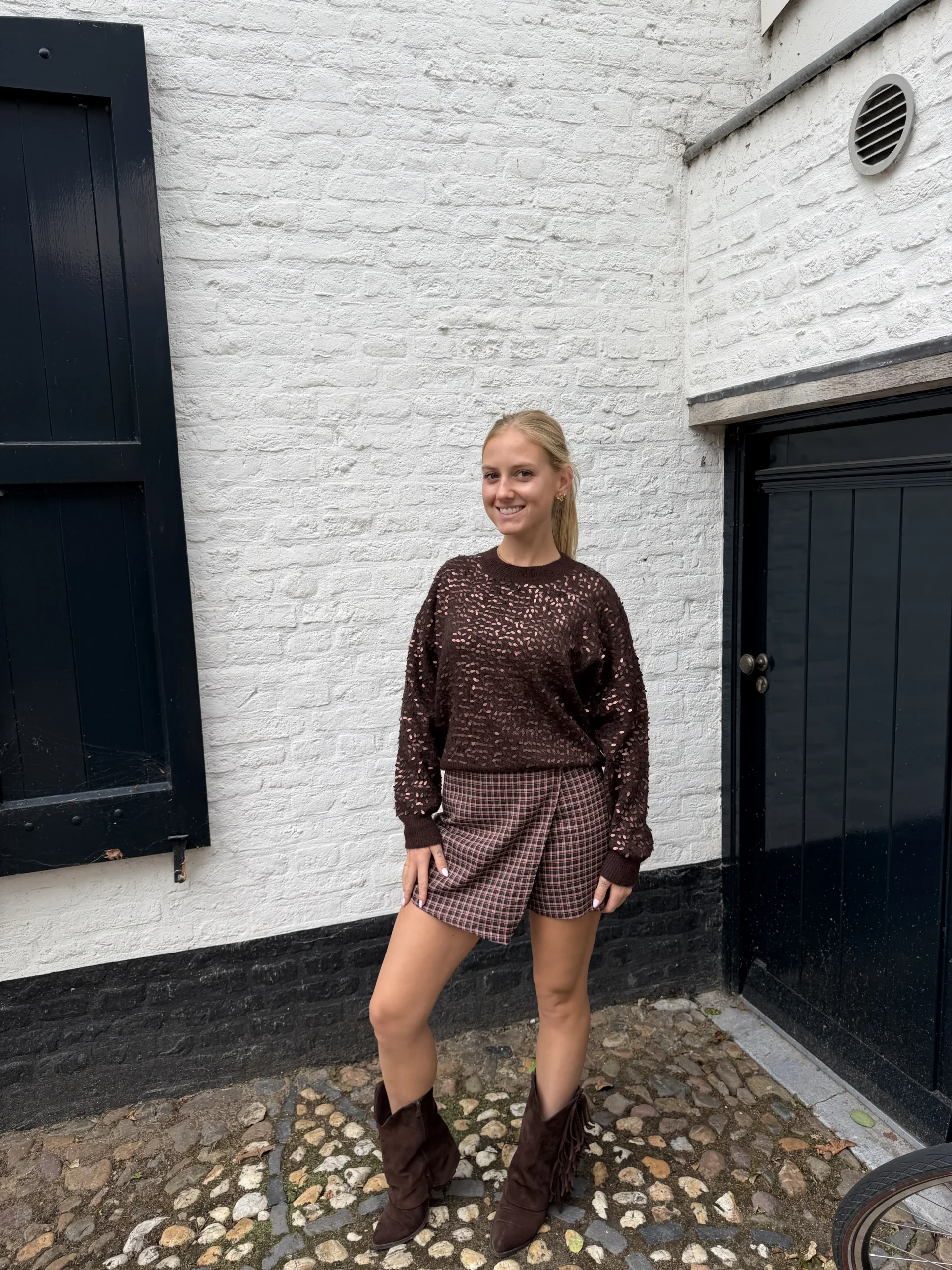FLURESK - Dizza Skort - Mocha Brown - Afbeelding 2