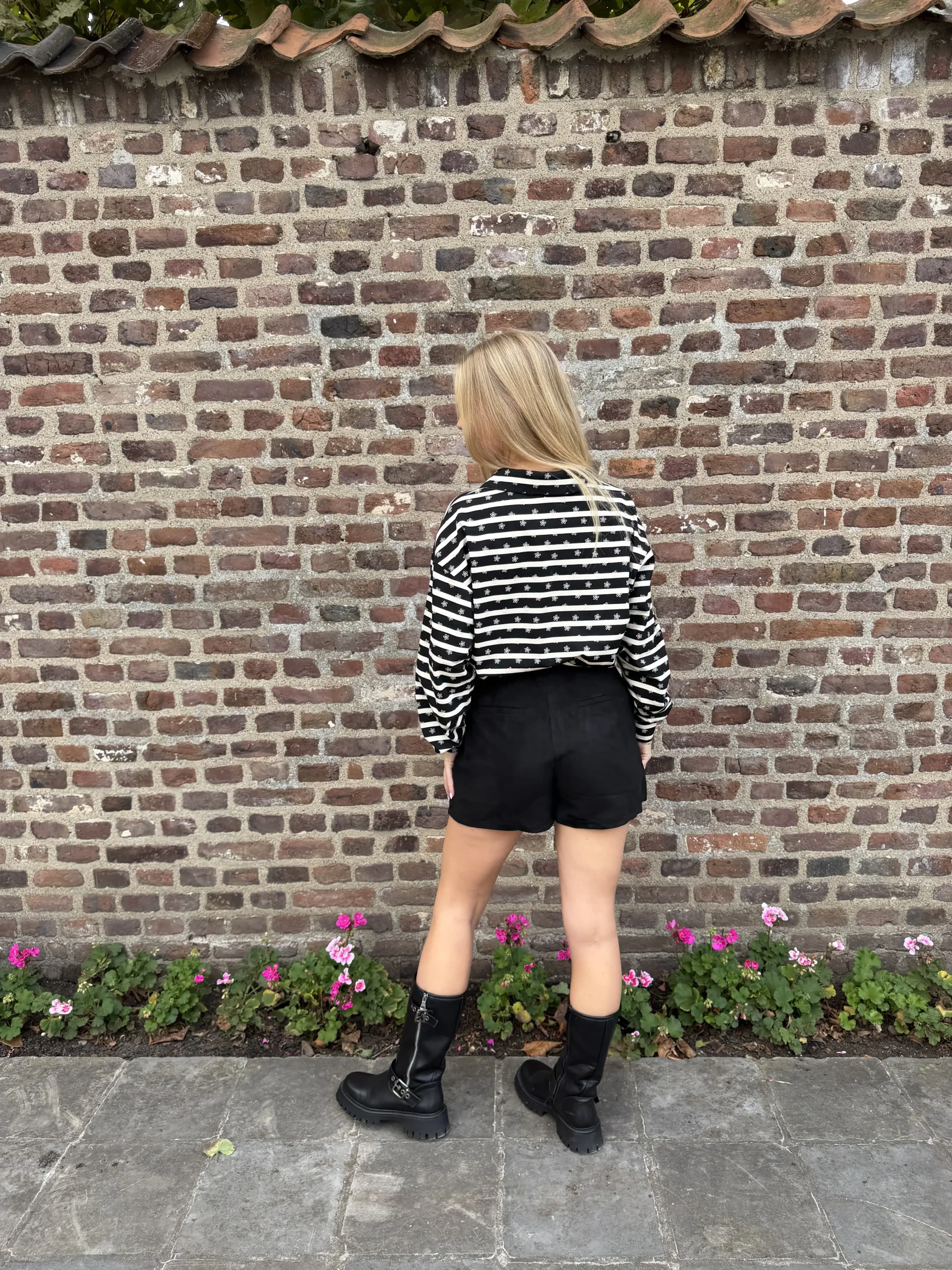 FLURESK - Filou Sweater - Black/Offwhite - Afbeelding 3