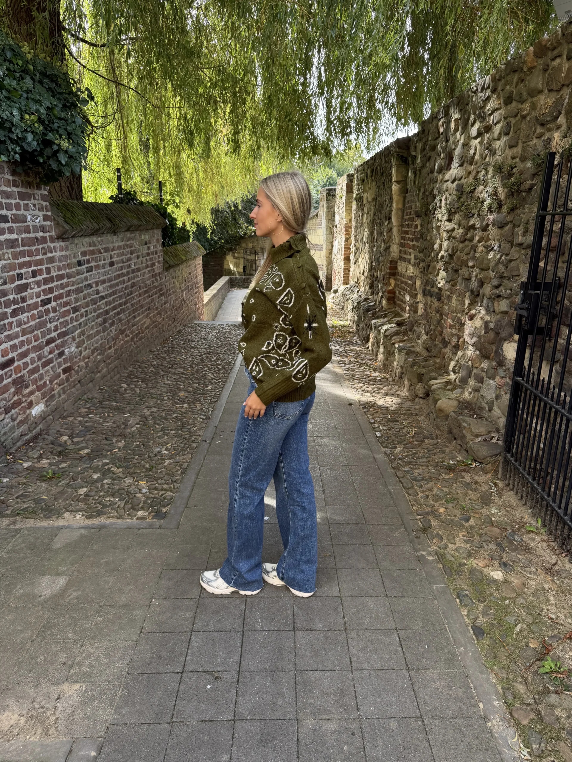 Bobbi Wide Leg Tall Jeans - Queen Hearts - Afbeelding 2