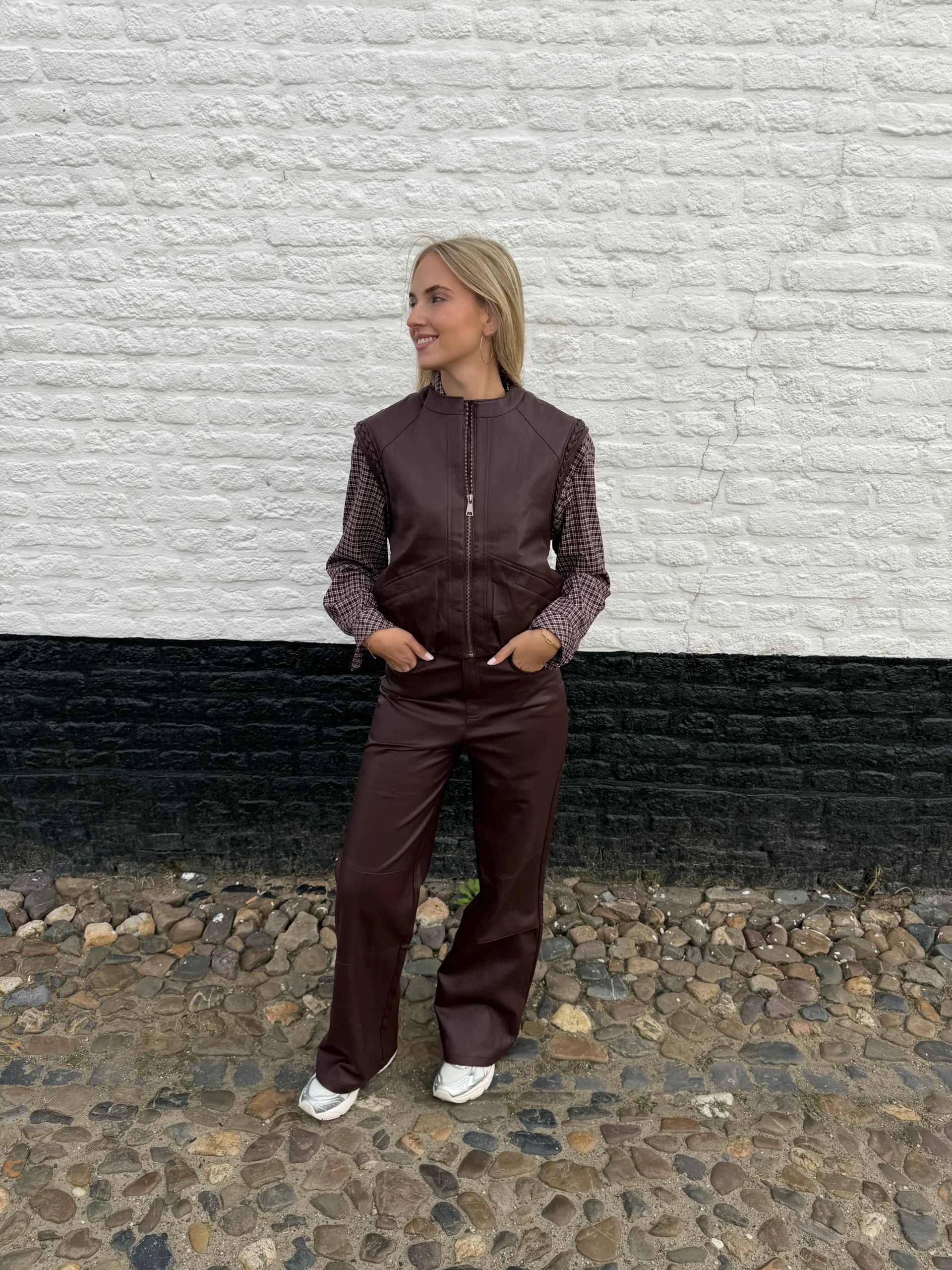 FLURESK - Roza Pants - Dusky Maroon - Afbeelding 2