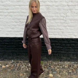 FLURESK - Fauve Gilet - Dusky Maroon