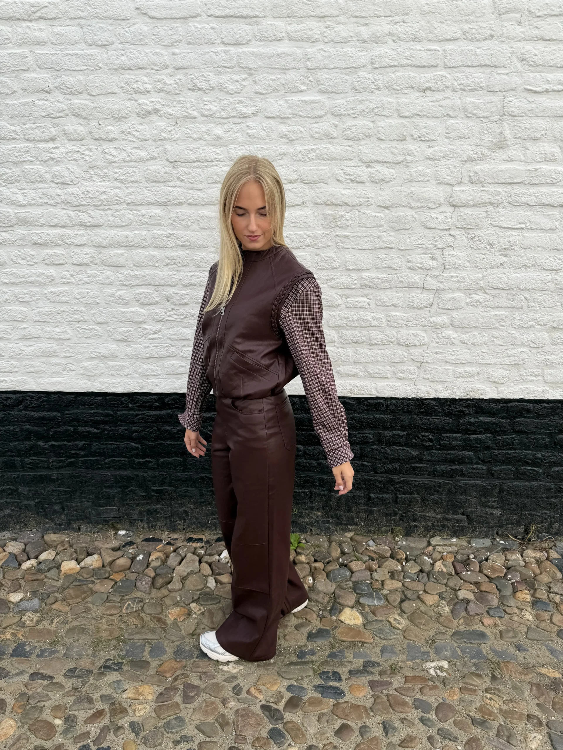 FLURESK - Roza Pants - Dusky Maroon - Afbeelding 3