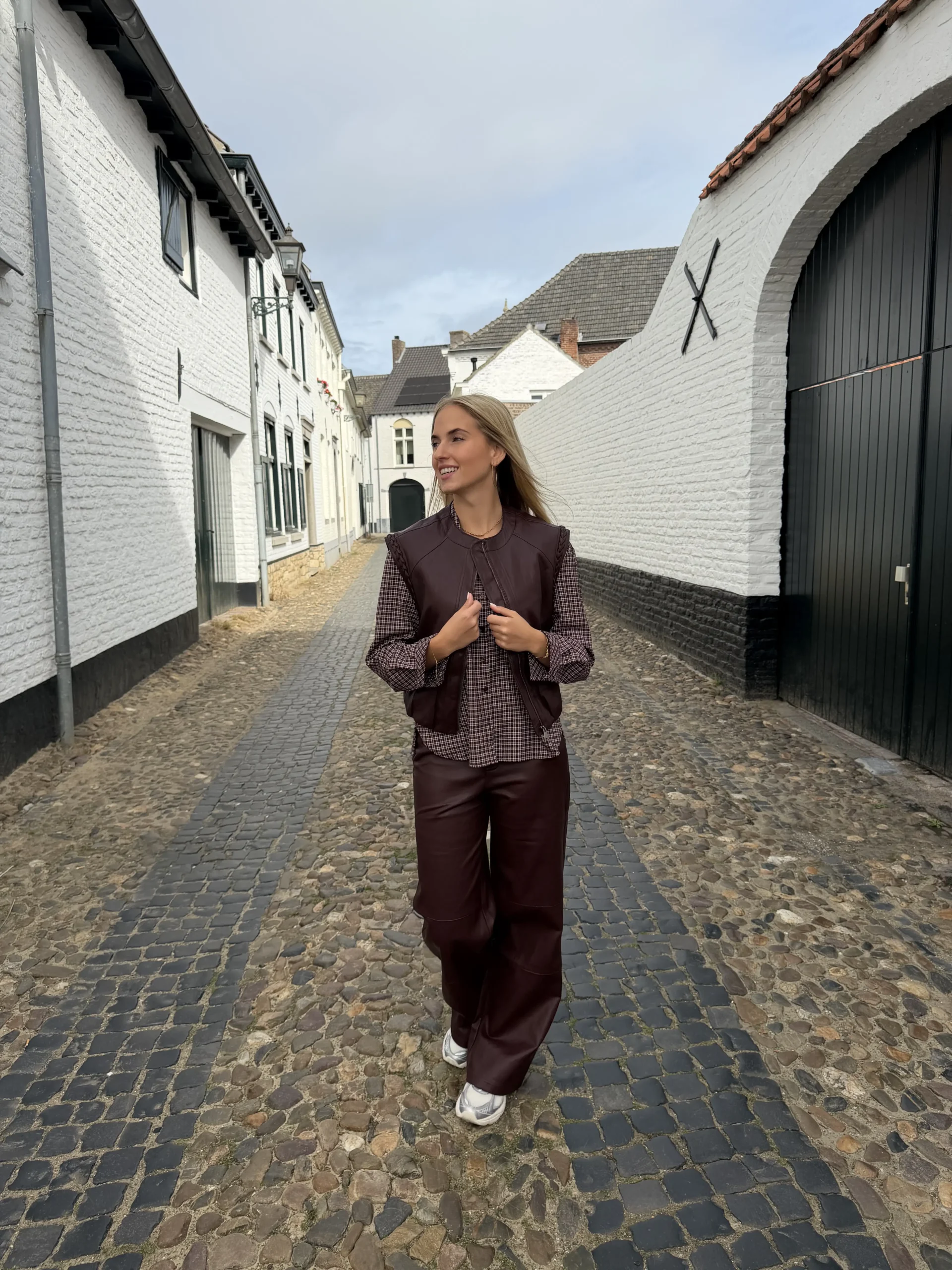 FLURESK - Roza Pants - Dusky Maroon