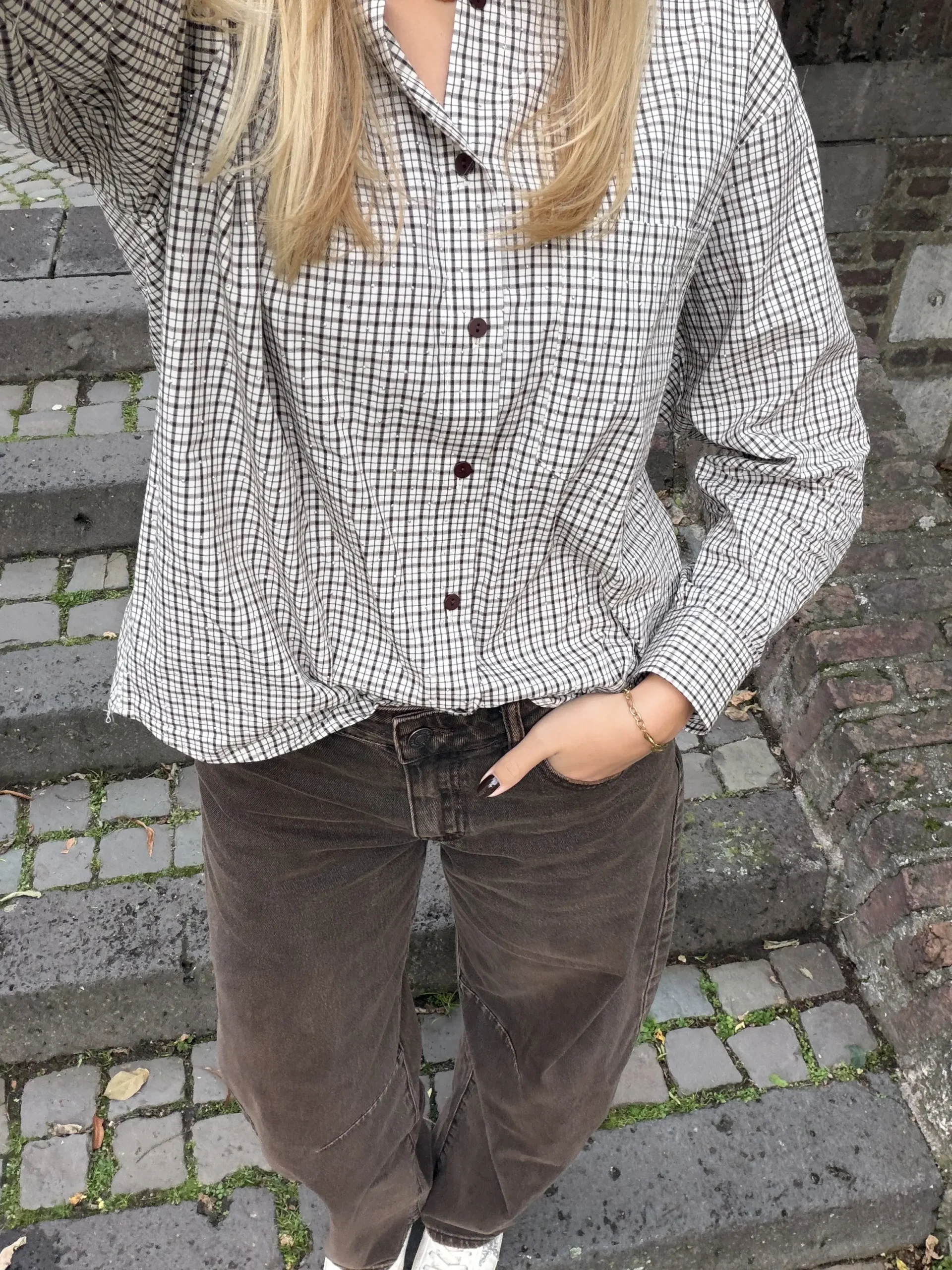 Jet Strass Blouse