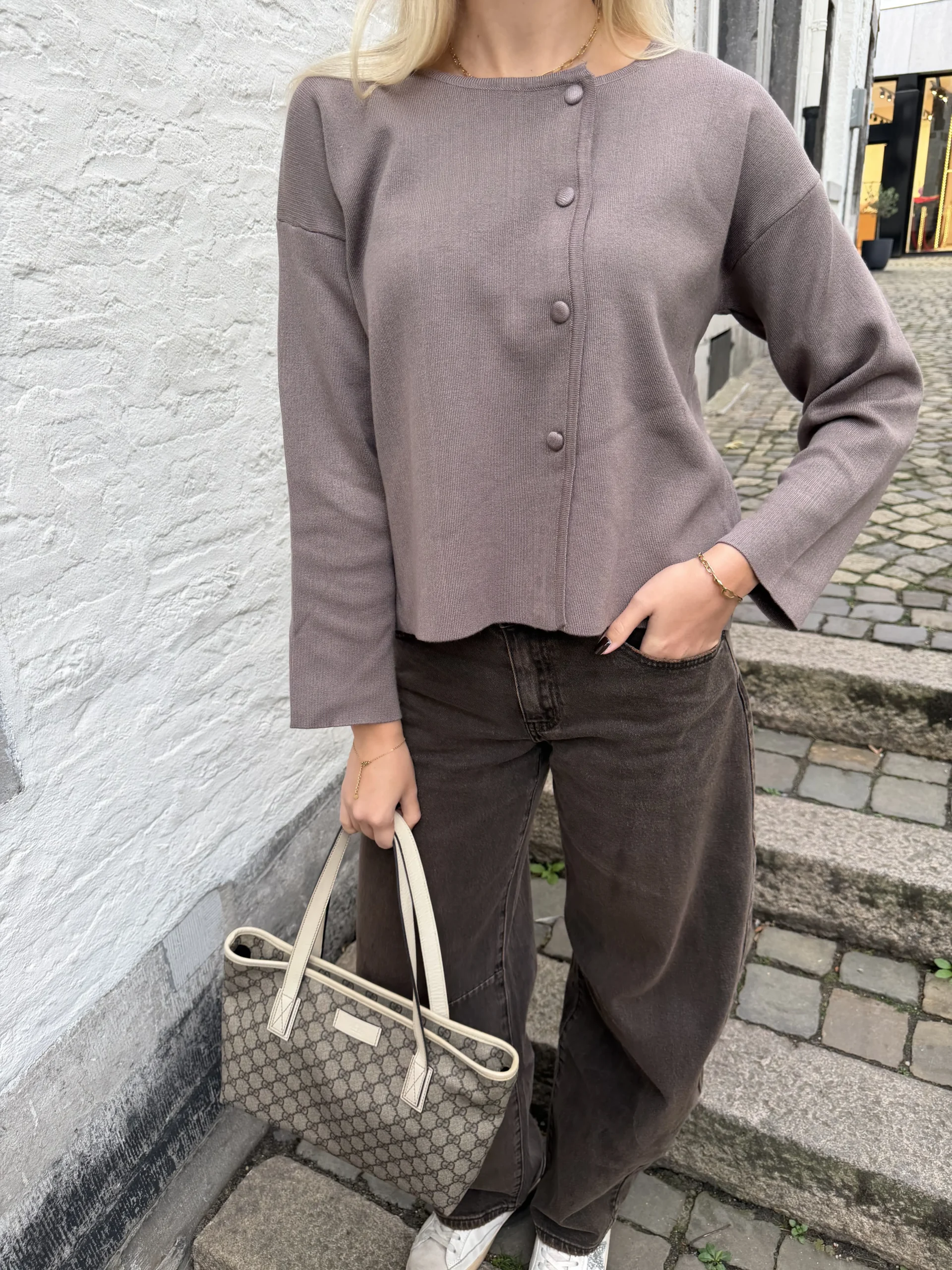 Babs Vest - Taupe - Afbeelding 2