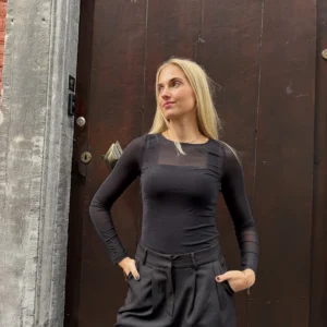 Lissy Mesh Top - Zwart