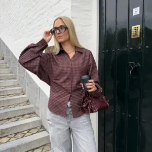 Janine Blouse - Bordeaux